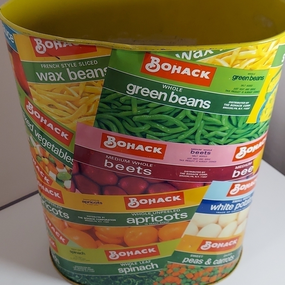 Vintage Chino Bohack Tin Pail.